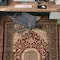 World Rug Gallery Traditional Oriental Medallion Design Area Rug 3'3'' x 5' Burgundy 101BURGUNDY3X5 - alternate 2